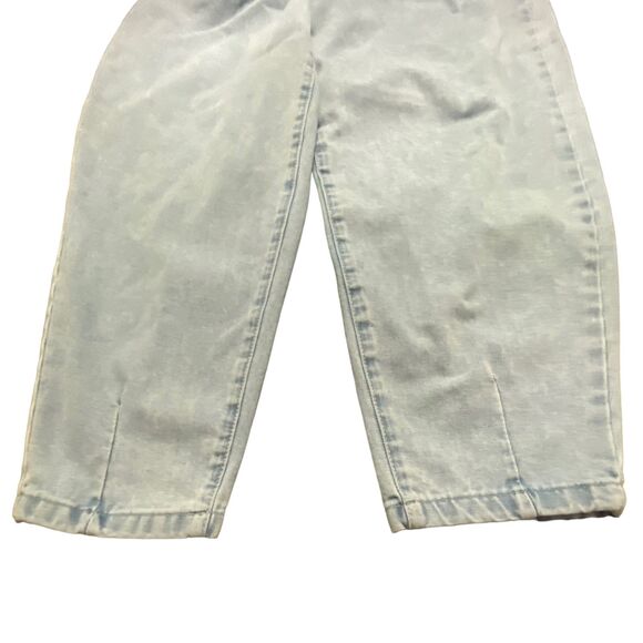 Fashion Nova High Rise Waisted Mom Jeans  Denim 100% Cotton Pleaded Blue XL - Picture 5 of 11